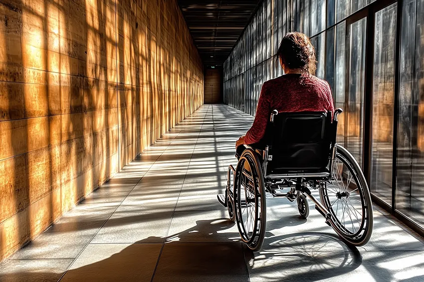 Bild 6 im Slider: Ein aufgeklappter Laptop in Nahansicht.